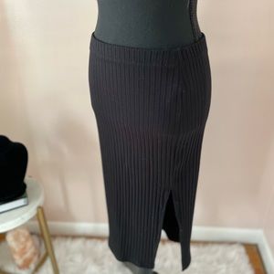 Black pencil skirt